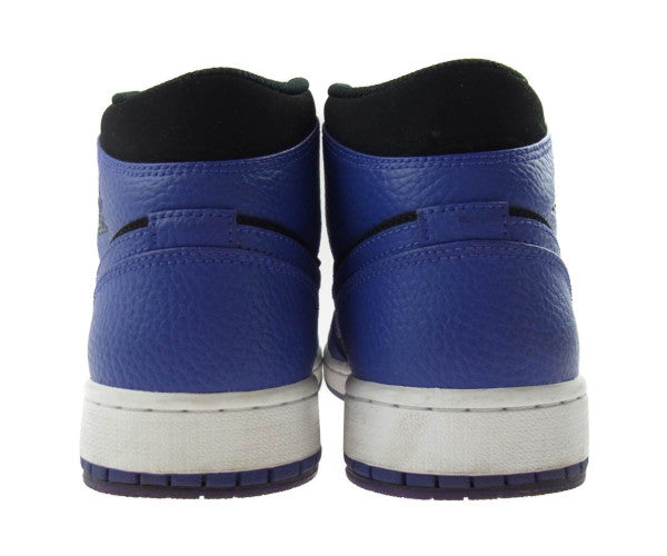 NIKE ナイキ 554724-051 Air Jordan 1 Mid Black Dark Concord エアジョーダン 1 ダーク コンコルド ブラック系 パープル系 27.5cm【中古】