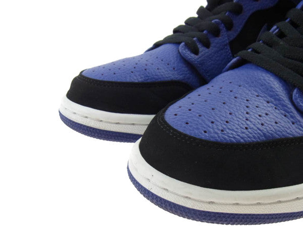NIKE ナイキ 554724-051 Air Jordan 1 Mid Black Dark Concord エアジョーダン 1 ダーク コンコルド ブラック系 パープル系 27.5cm【中古】