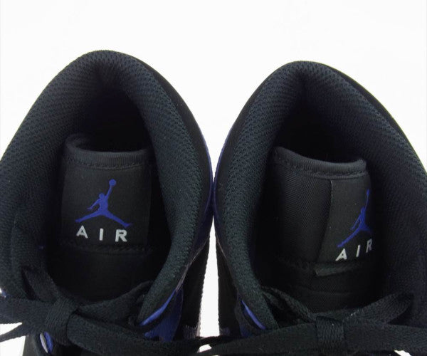 NIKE ナイキ 554724-051 Air Jordan 1 Mid Black Dark Concord エアジョーダン 1 ダーク コンコルド ブラック系 パープル系 27.5cm【中古】