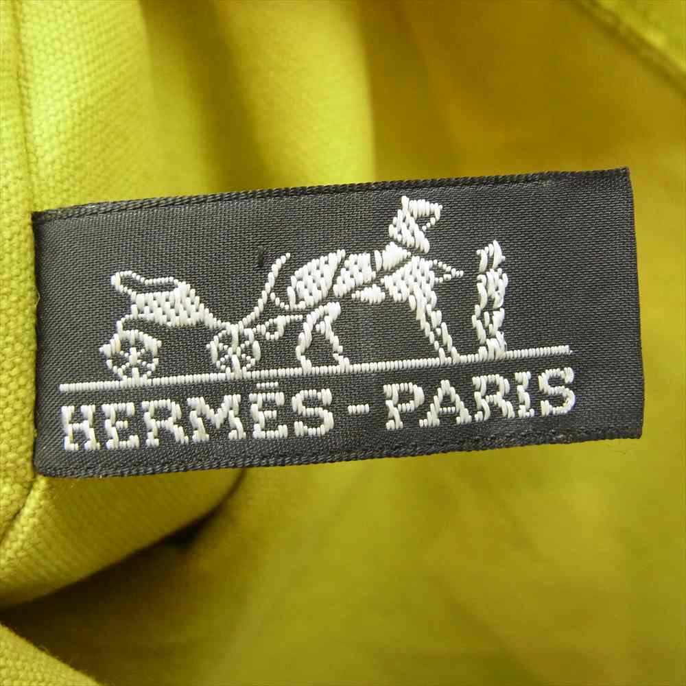 HERMES エルメス ボラボラポーチ フラット ポーチ クラッチ バッグ グリーン系【中古】