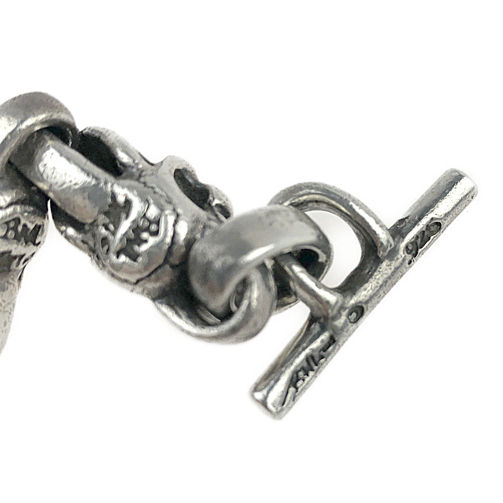 BILL WALL LEATHER ビルウォールレザー Small Good Luck Skull Bracelet グッドラックスカル ブレスレット シルバー系【中古】