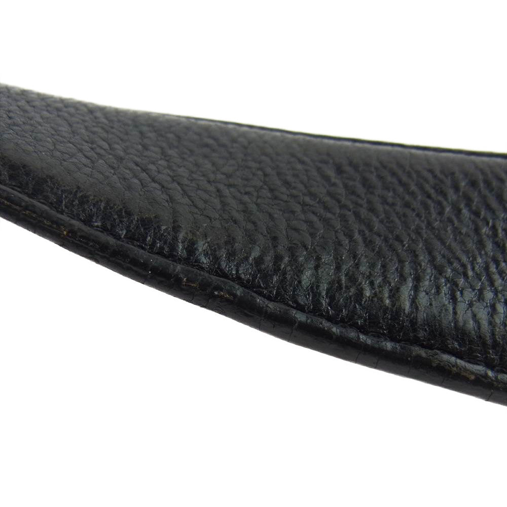 CHROME HEARTS クロムハーツ（原本無） クラシック 33PC 3ピース レザー ベルト ブラック系【中古】