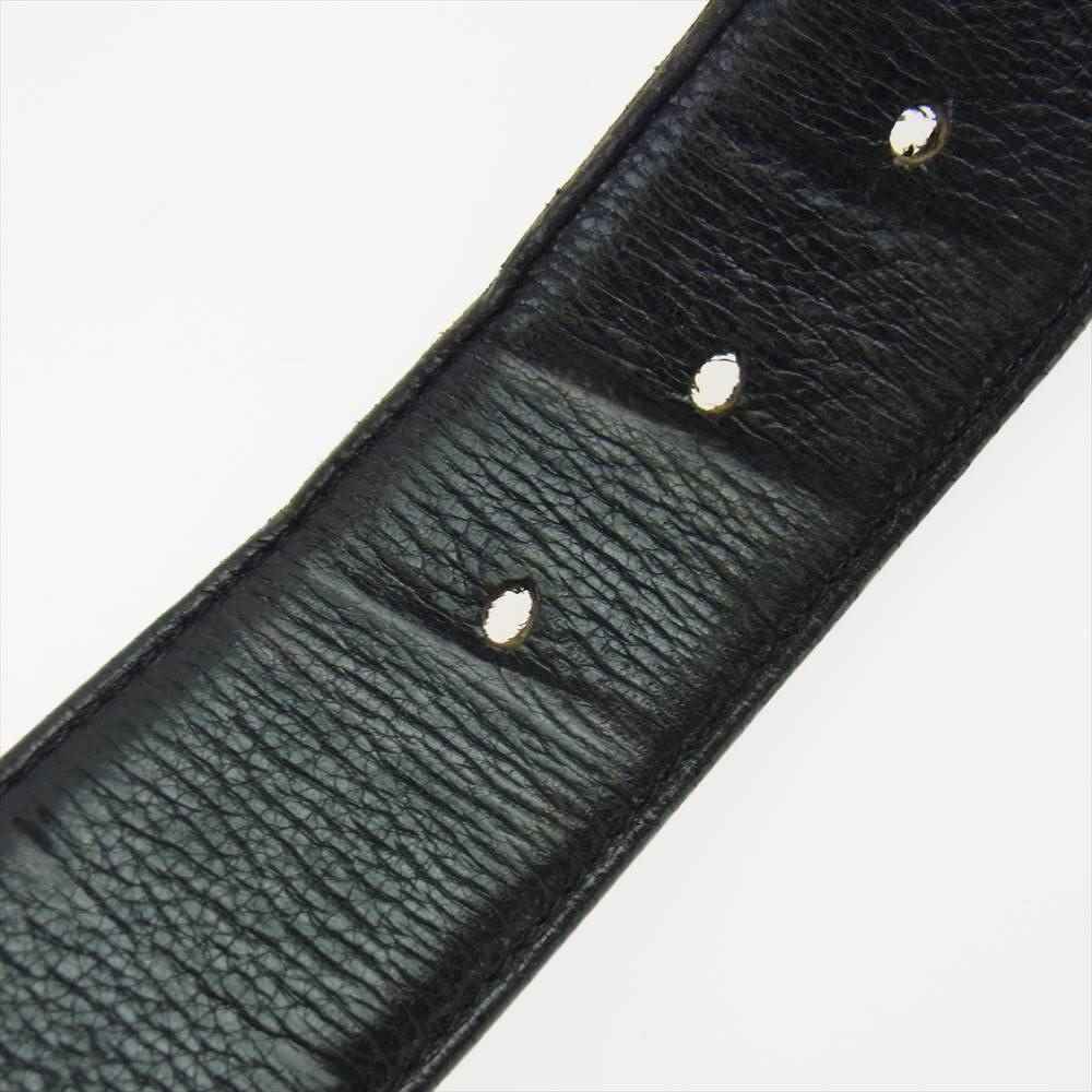CHROME HEARTS クロムハーツ（原本無） クラシック 33PC 3ピース レザー ベルト ブラック系【中古】