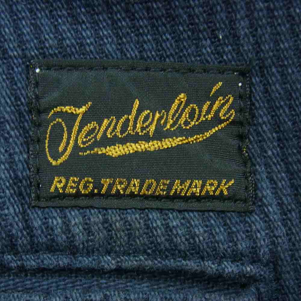 TENDERLOIN テンダーロイン T-BDP 2 PIQUE ピケ ワーク パンツ コットン 日本製 ネイビー系 M【中古】