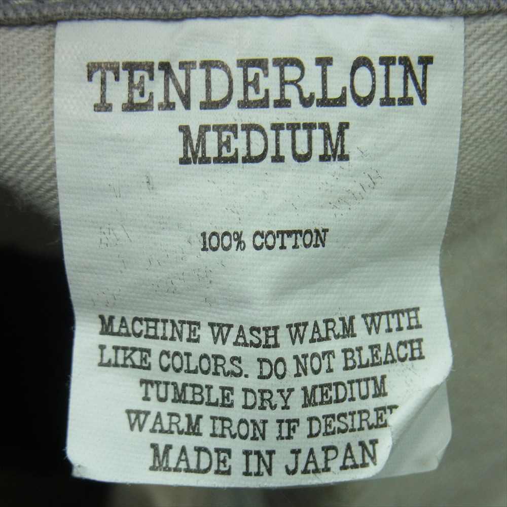 TENDERLOIN テンダーロイン T-BDP 2 PIQUE ピケ ワーク パンツ コットン 日本製 ネイビー系 M【中古】