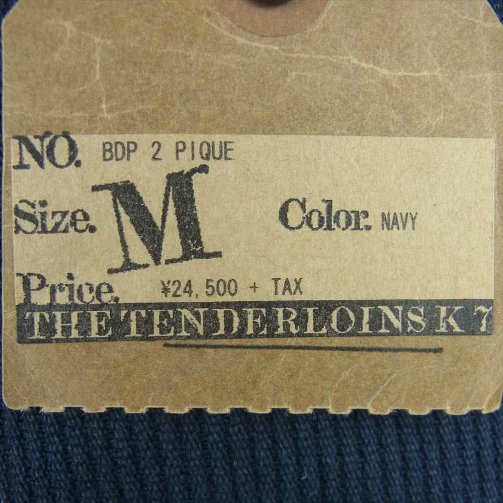 TENDERLOIN テンダーロイン T-BDP 2 PIQUE ピケ ワーク パンツ コットン 日本製 ネイビー系 M【中古】