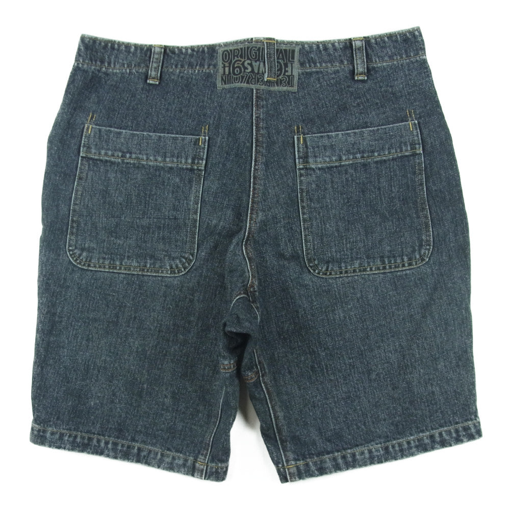 TENDERLOIN テンダーロイン DENIM SHORTS WASH ウォッシュ加工 ショーツ ショートパンツ ブラック デニム ブラック系 M【美品】【中古】