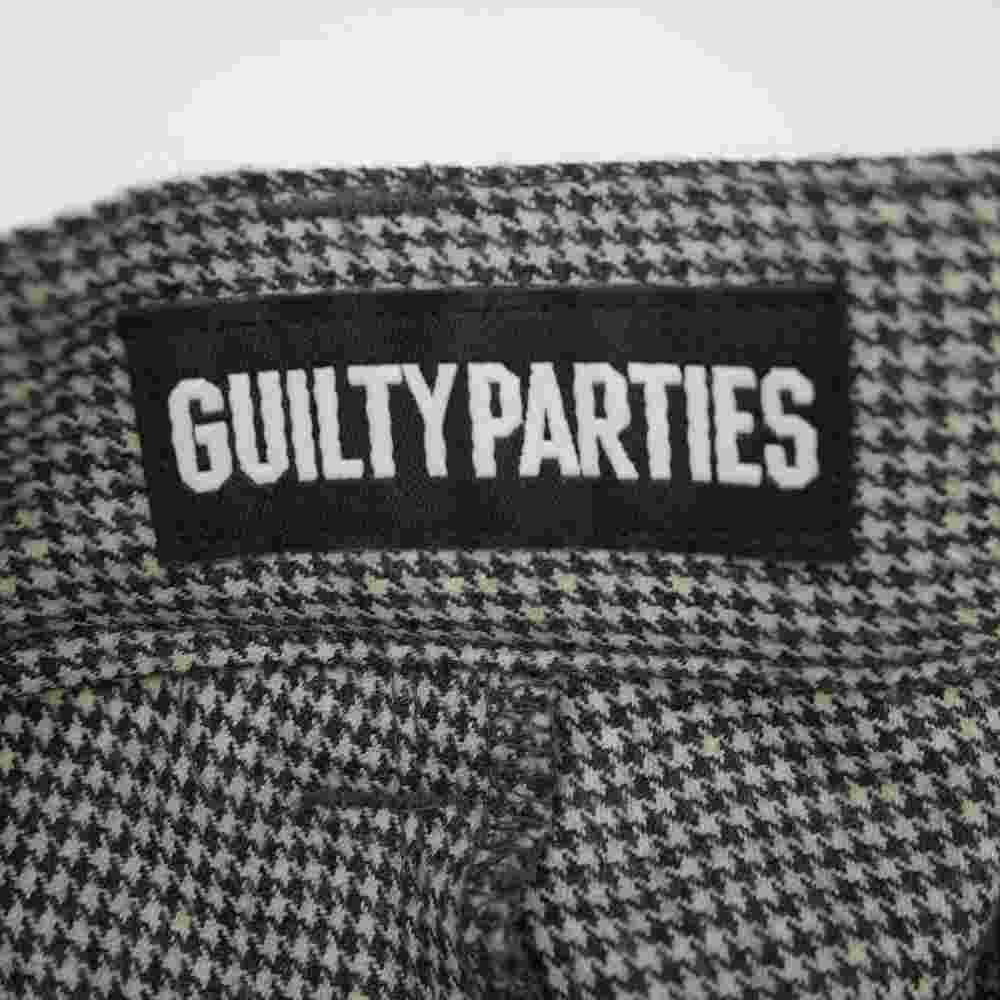 WACKO MARIA ワコマリア 千鳥格子 タック スラックス パンツ  グレー系【中古】