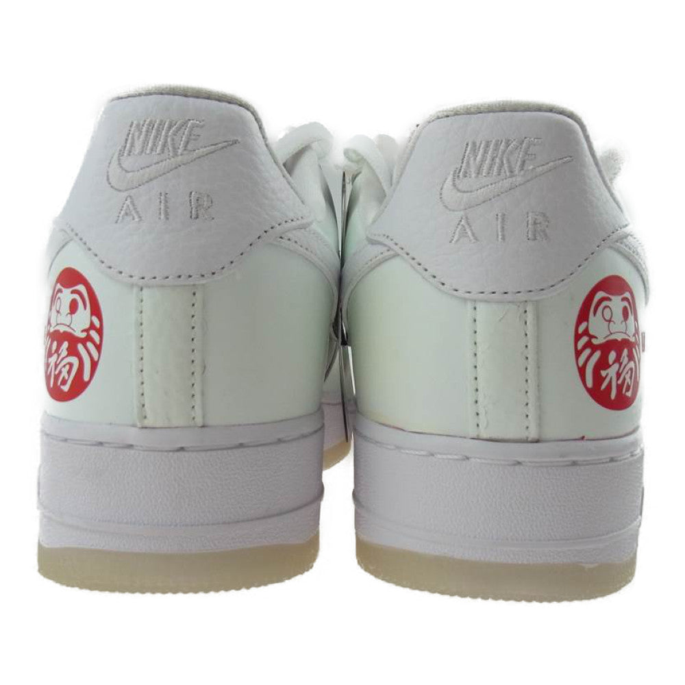 NIKE ナイキ DD9941-100 AIR FORCE 1 07 PRM I BELIEVE 達磨 エア フォース 1 プレミアム ダルマ スニーカー ホワイト系【新古品】【未使用】【中古】