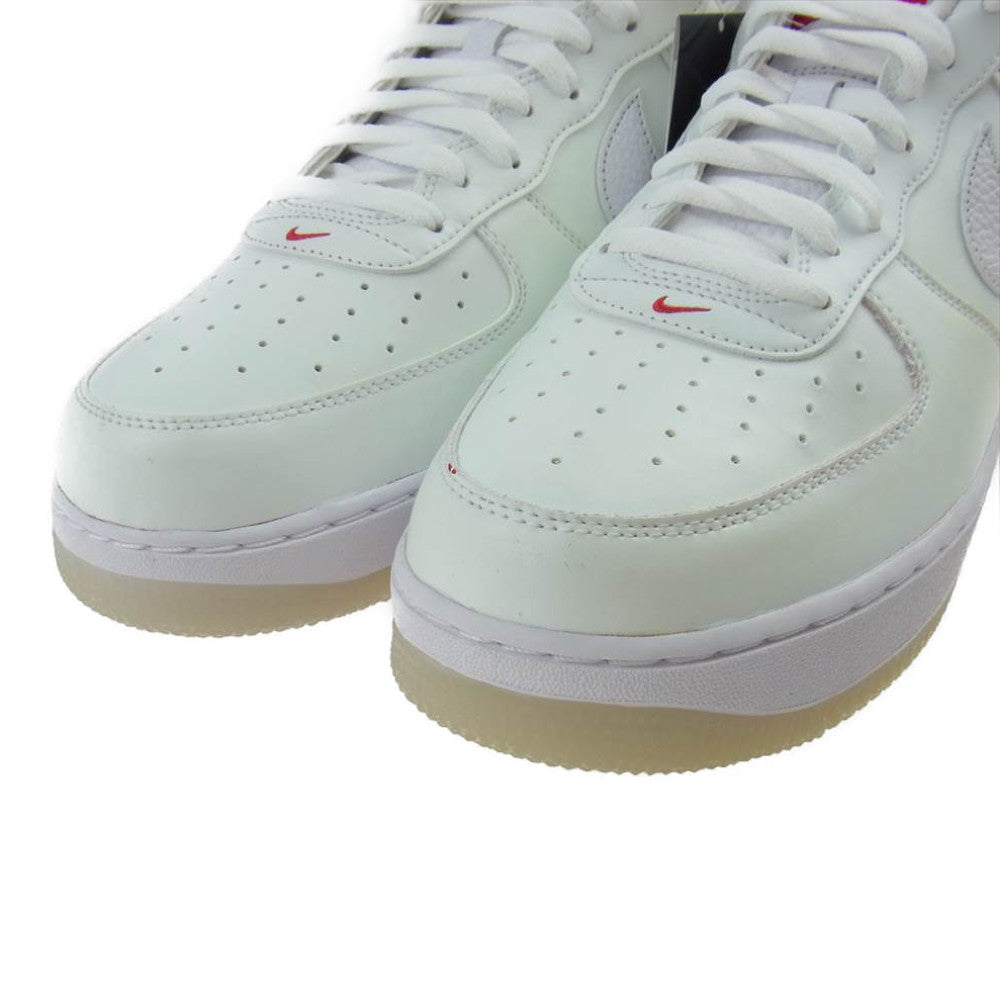 NIKE ナイキ DD9941-100 AIR FORCE 1 07 PRM I BELIEVE 達磨 エア フォース 1 プレミアム ダルマ スニーカー ホワイト系【新古品】【未使用】【中古】