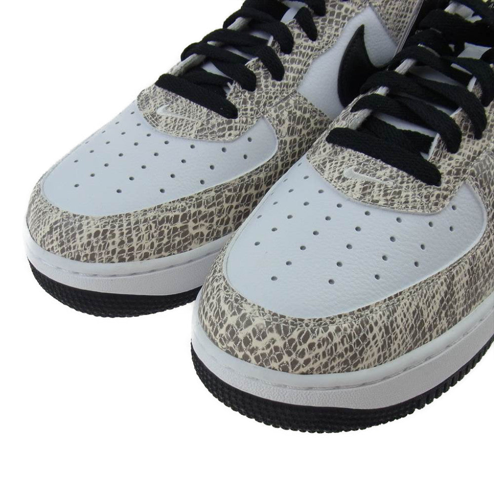 NIKE ナイキ 845053-104 AIR FORCE 1 LOW RETRO COCOA SNAKE エアフォース レトロ  ホワイト スネイク  ホワイト系 29cm【新古品】【未使用】【中古】