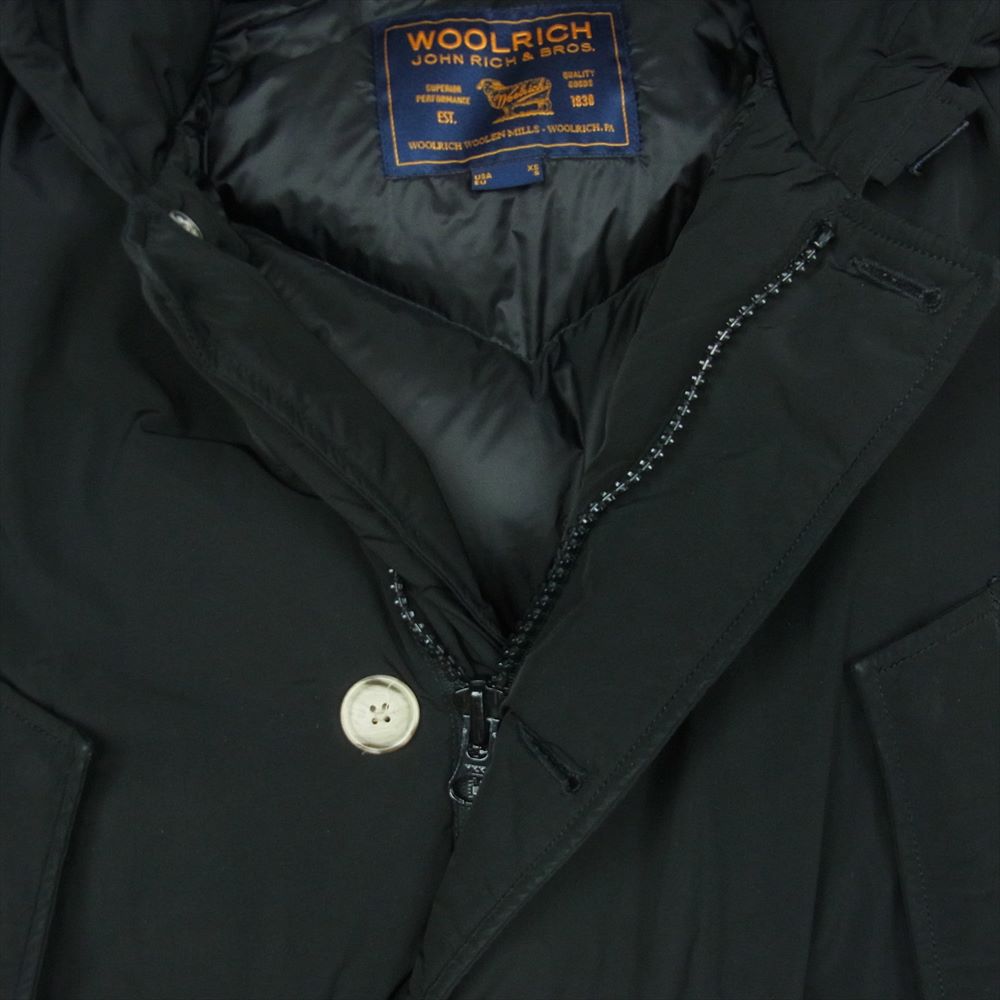 WOOLRICH ウールリッチ 国内正規品 ARCTIC PARKA アークティック パーカ ダウン ジャケット ブラック系 S【中古】