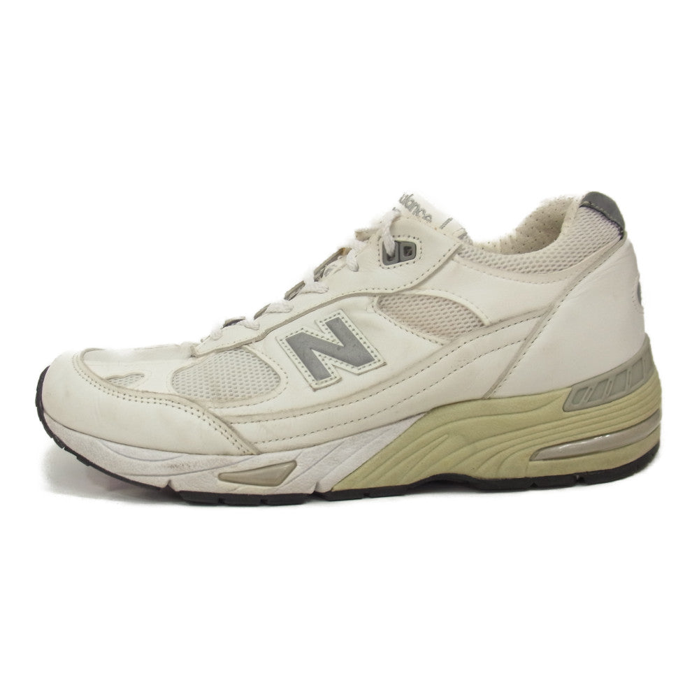 NEW BALANCE ニューバランス M991WHI 英国製 M991 WHI スニーカー ホワイト系 27cm【中古】
