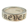 CHROME HEARTS クロムハーツ（原本無） 6mm FOREVER SPACER フォーエバー スペーサー リング シルバー系 7号【中古】