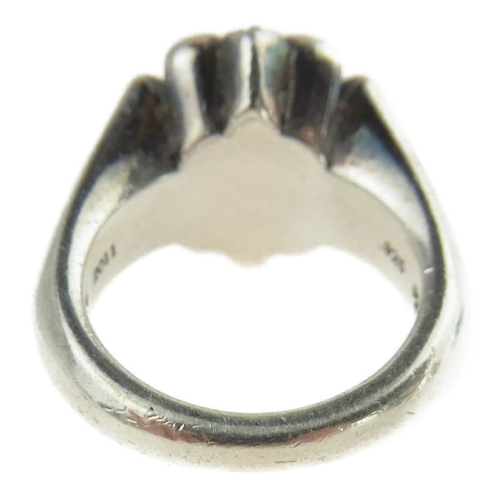 CHROME HEARTS クロムハーツ（原本無） CUTOUT CH PLS SML カットアウト CHプラスリング スモール ダイヤ シルバー系 7号【中古】