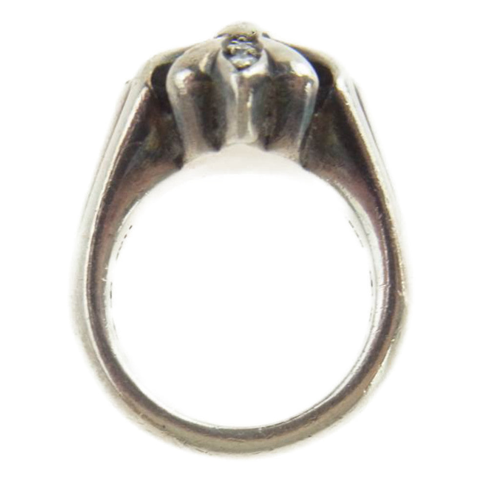 CHROME HEARTS クロムハーツ（原本無） CUTOUT CH PLS SML カットアウト CHプラスリング スモール ダイヤ シルバー系 7号【中古】