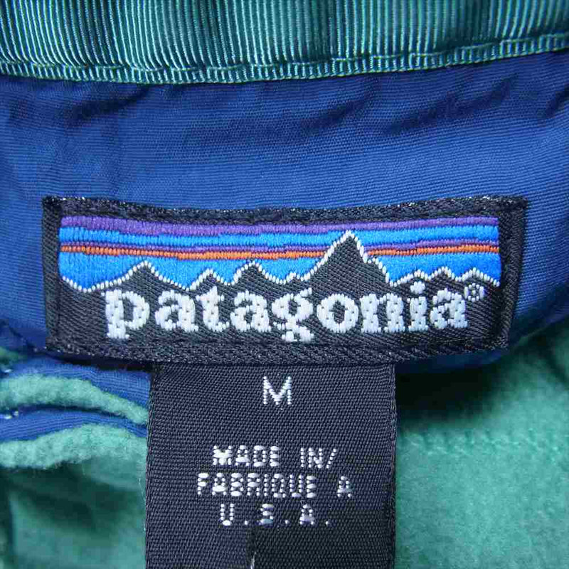 patagonia パタゴニア 98AW 26250 90s USA製 フリース プルオーバー ジャケット ミント M【中古】