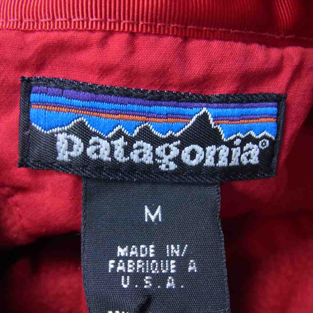 patagonia パタゴニア 98AW 26250 90s USA製 フリース プルオーバー ジャケット レッド系 M【中古】