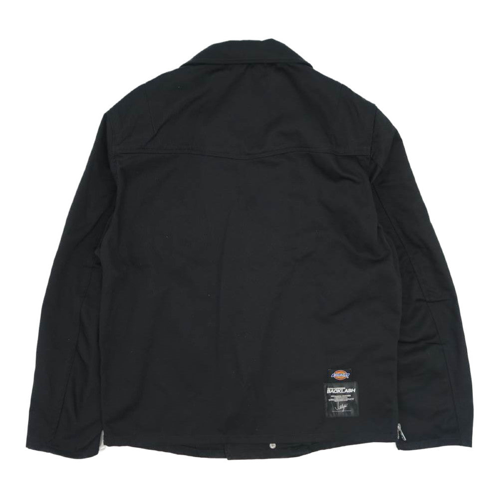 ISAMUKATAYAMA BACKLASH イサムカタヤマバックラッシュ × Dickies ディッキーズ D2001-02 ライダース ３ポケット サイドジップ  ブラック系 S【新古品】【未使用】【中古】