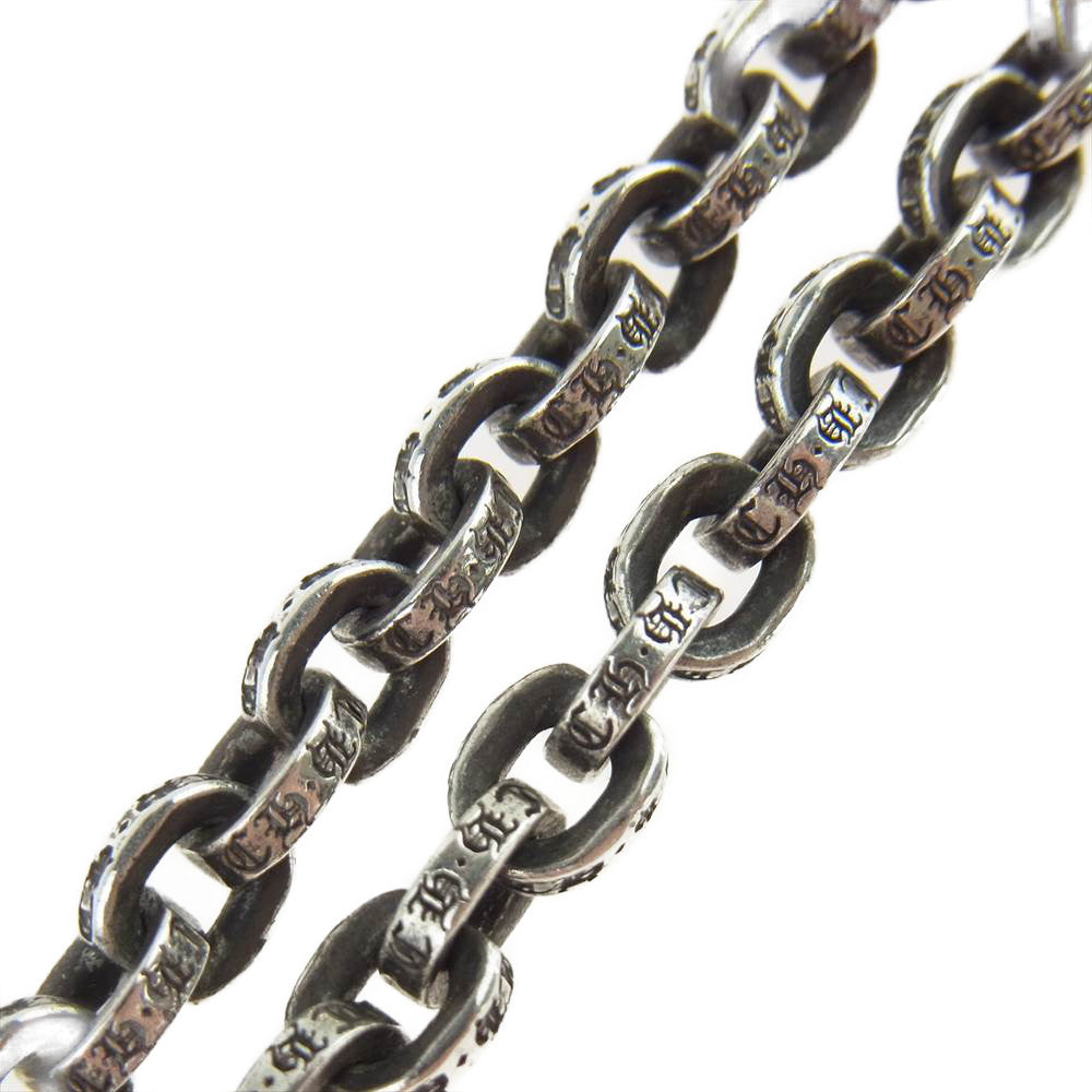 CHROME HEARTS クロムハーツ（原本無） PAPER CHAIN ペーパーチェーン 18インチ シルバー系【中古】