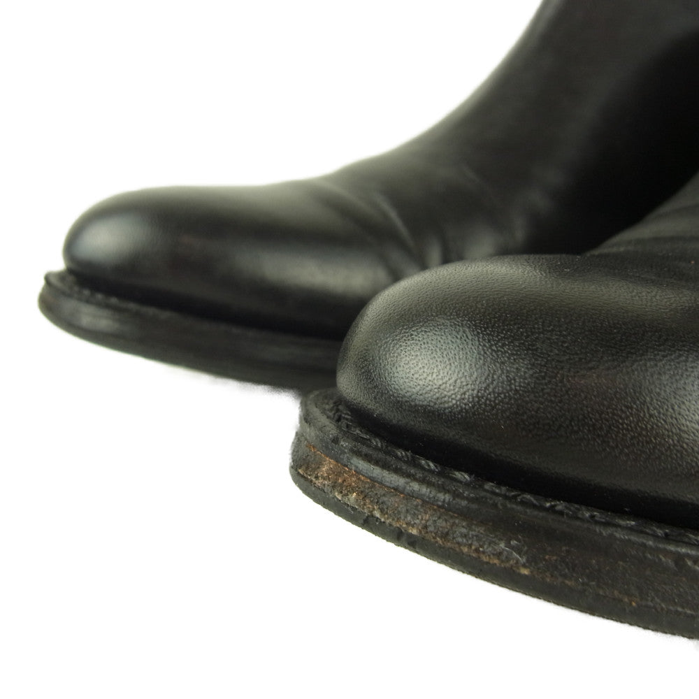 グレンソン 英国製 チェルシー サイドゴア ブーツ  ブラック系 37【中古】