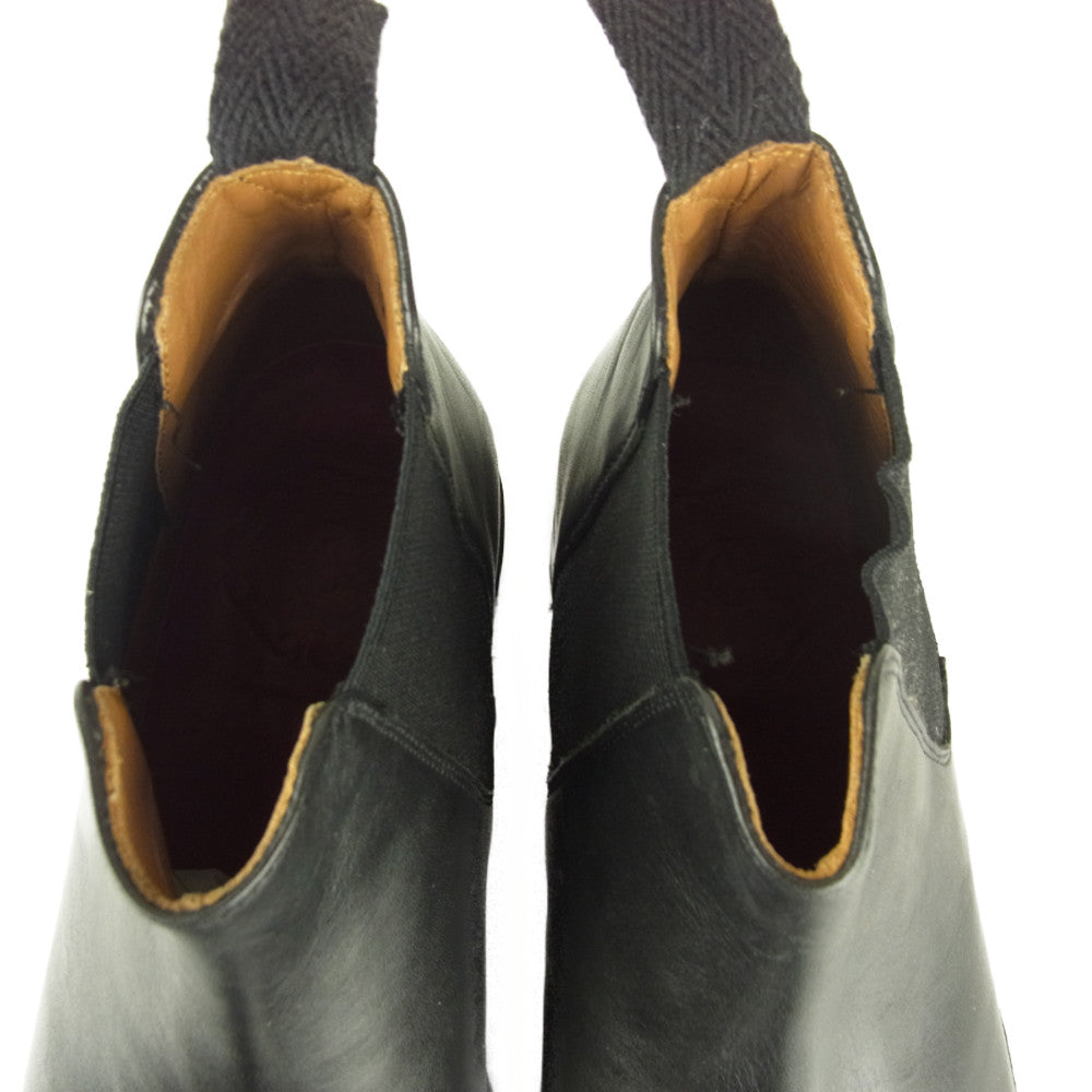 グレンソン 英国製 チェルシー サイドゴア ブーツ  ブラック系 37【中古】