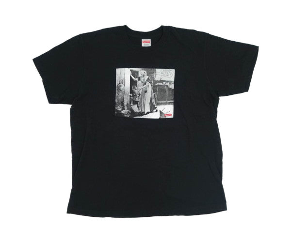 Supreme シュプリーム 18AW × Mike Kelley Hiding From Indians Tee マイク ケリー Tシャツ ブラック系 M【中古】