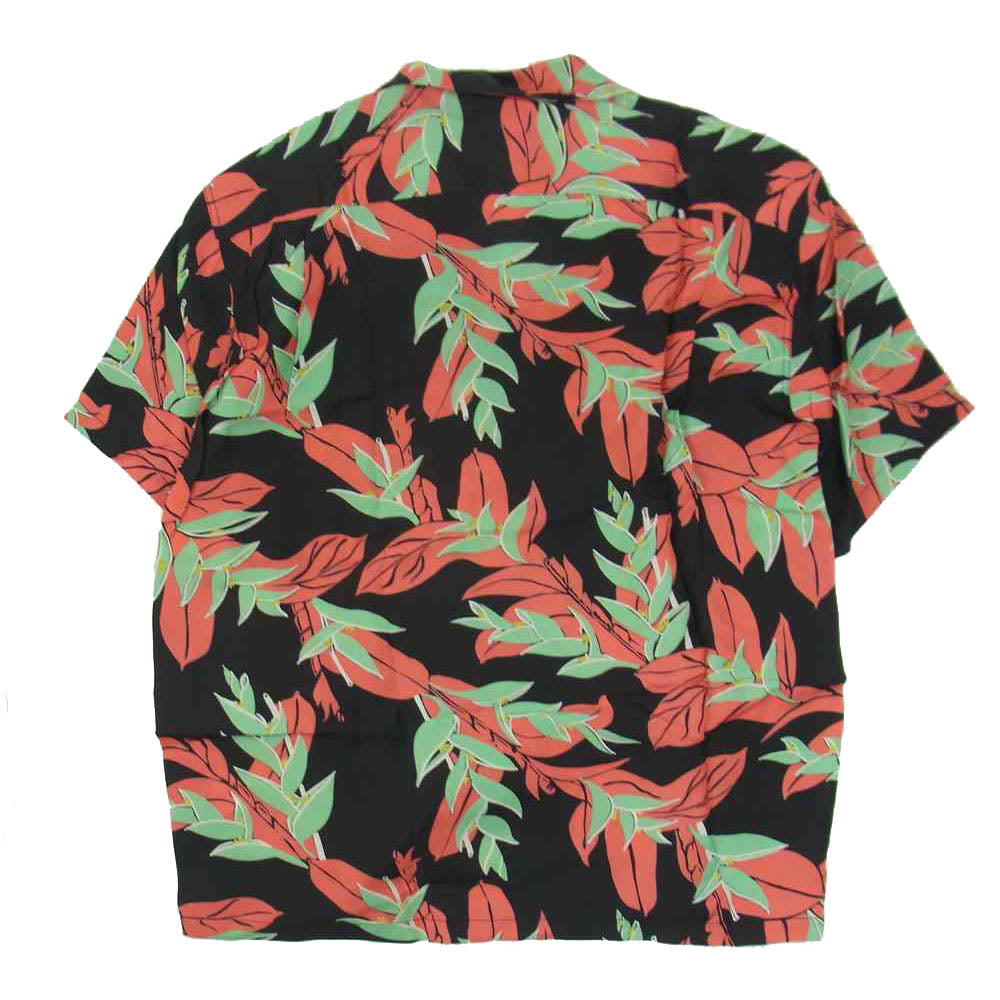 SUN SURF サンサーフ JOURNAL STANDARD ジャーナル スタンダード 別注 アロハ 半袖 シャツ ブラック系 L【中古】