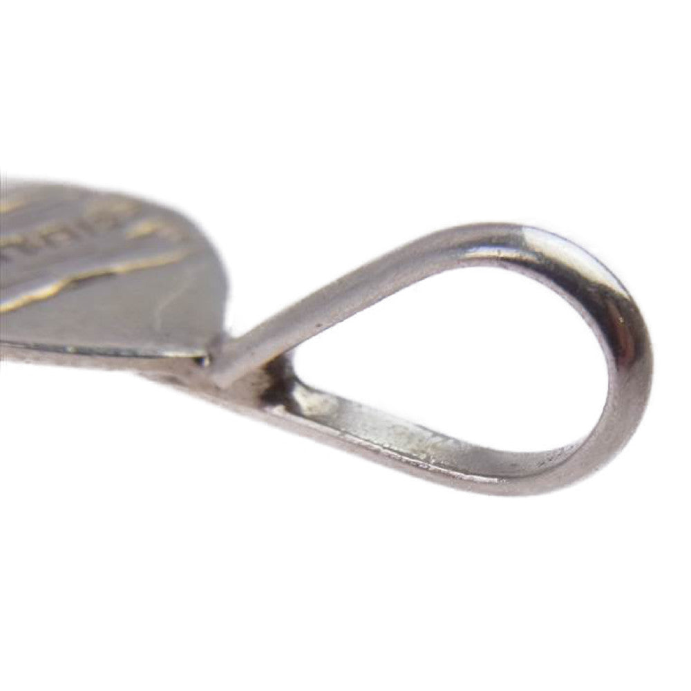 THE FLAT HEAD ザフラットヘッド インゴット フェザー スモール ペンダント トップ シルバー系【中古】