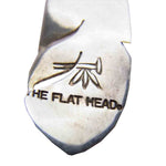 THE FLAT HEAD ザフラットヘッド インゴット フェザー スモール ペンダント トップ シルバー系【中古】