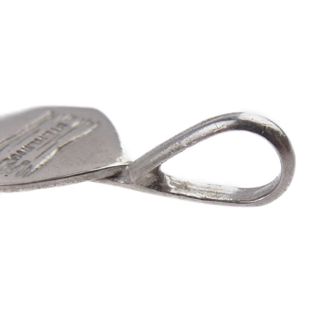 THE FLAT HEAD ザフラットヘッド インゴット フェザー ラージ ペンダント トップ シルバー系【中古】