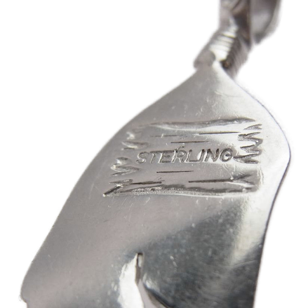 THE FLAT HEAD ザフラットヘッド  フェザー ラージ ペンダント トップ シルバー系【中古】