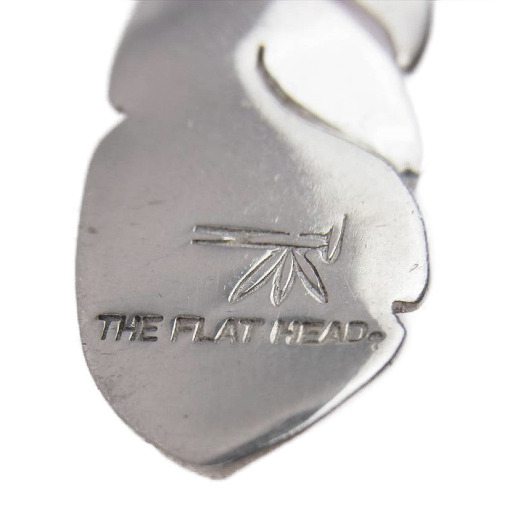 THE FLAT HEAD ザフラットヘッド  フェザー ラージ ペンダント トップ シルバー系【中古】