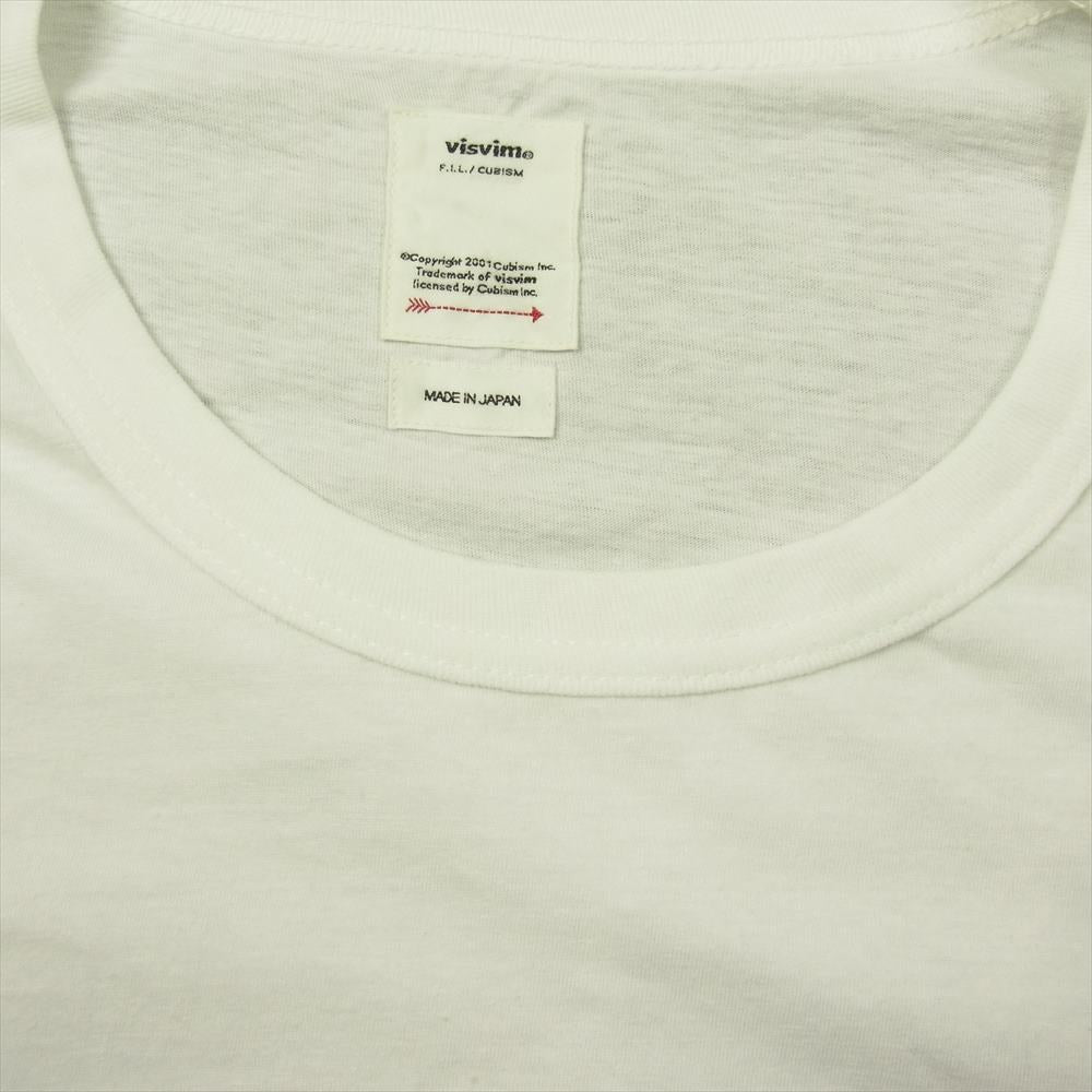 VISVIM ビズビム 19AW 0619905010001JUMBO TEE S/S (SUB) サブ ジャンボ Tシャツ ホワイト系 1【中古】