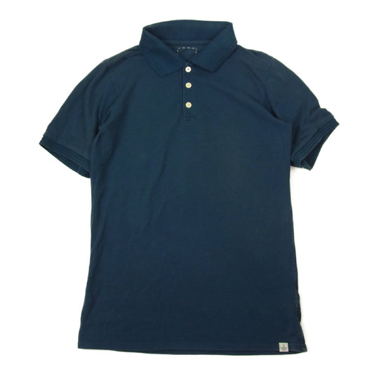 VISVIM ビズビム 14SS 0114105010007 D. SCOOP WELLER S/S LUXSIC NAVY ウェラー 半袖 ポロシャツ ネイビー系 1【中古】