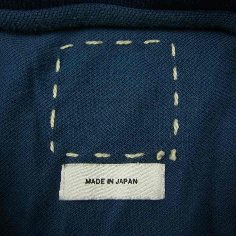 VISVIM ビズビム 14SS 0114105010007 D. SCOOP WELLER S/S LUXSIC NAVY ウェラー 半袖 ポロシャツ ネイビー系 1【中古】