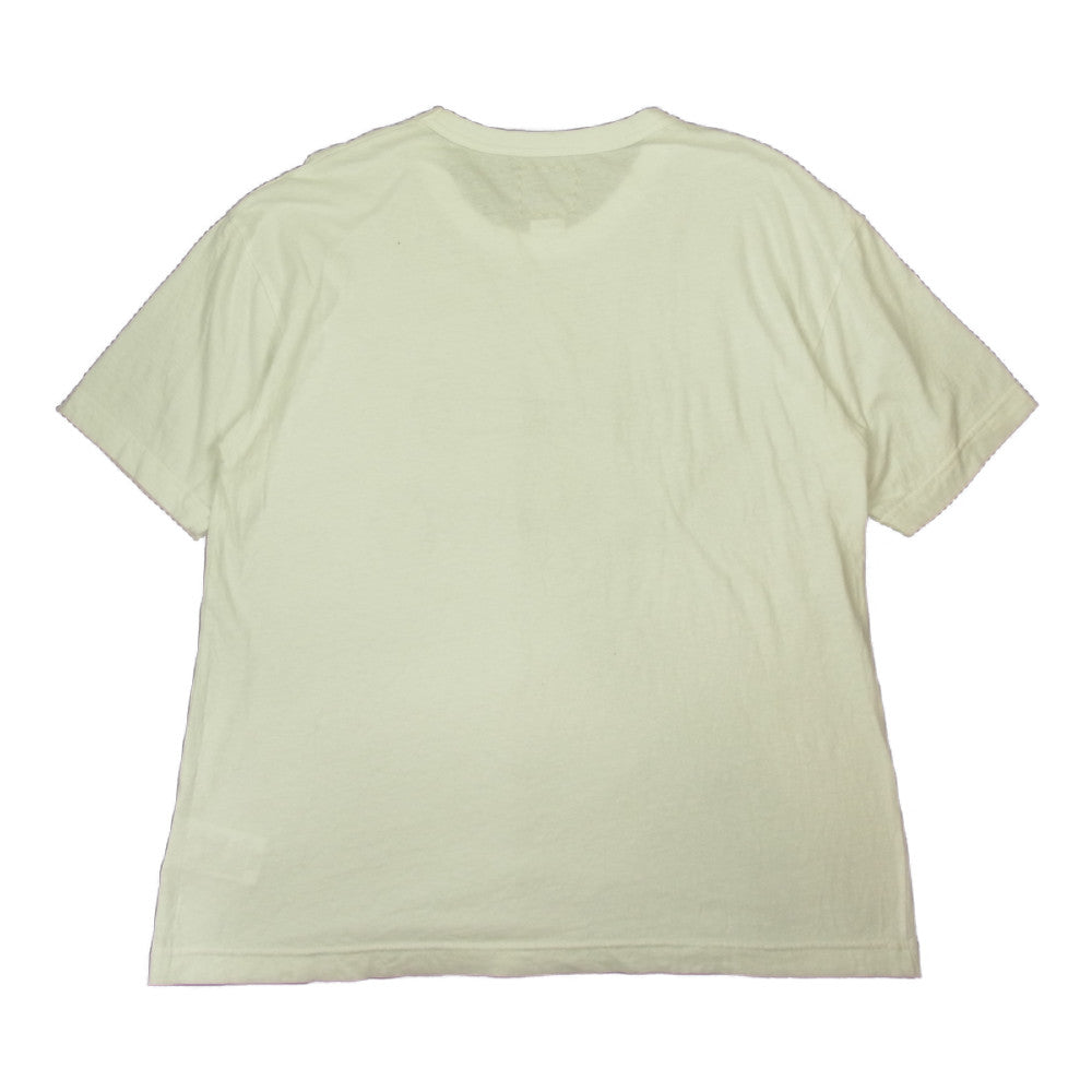 VISVIM ビズビム 19SS 0119105010032 JUMBO TEE S/S W SPANNER ダブル スパナ ジャンボ Tシャツ ホワイト系 1【中古】