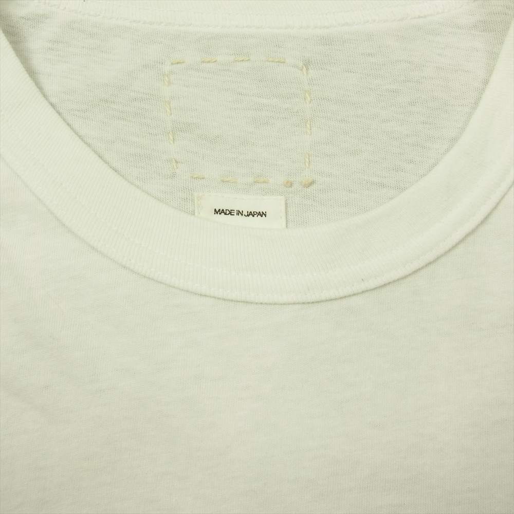 VISVIM ビズビム 19SS 0119105010032 JUMBO TEE S/S W SPANNER ダブル スパナ ジャンボ Tシャツ ホワイト系 1【中古】