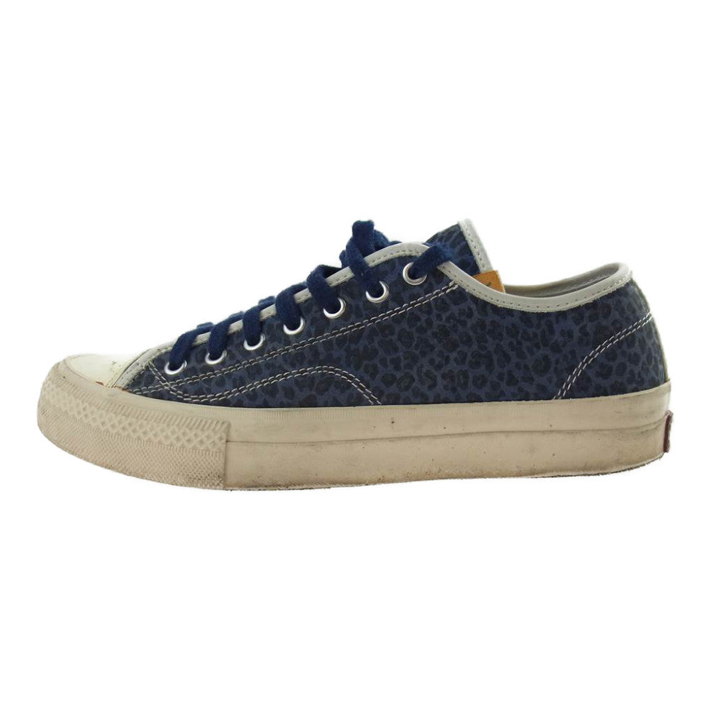 VISVIM ビズビム 17SS 0117101001003 SKAGWAY LO LEOPARD スカグウェイ ロウ パッテン レオパード スニーカー ブルー系 US8【中古】