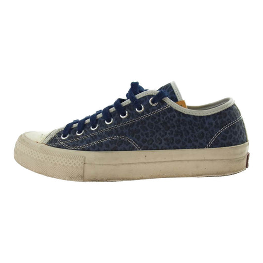 VISVIM ビズビム 17SS 0117101001003 SKAGWAY LO LEOPARD スカグウェイ ロウ パッテン レオパード スニーカー ブルー系 US8【中古】