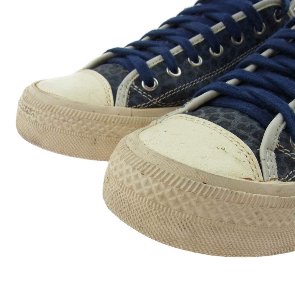 VISVIM ビズビム 17SS 0117101001003 SKAGWAY LO LEOPARD スカグウェイ ロウ パッテン レオパード スニーカー ブルー系 US8【中古】