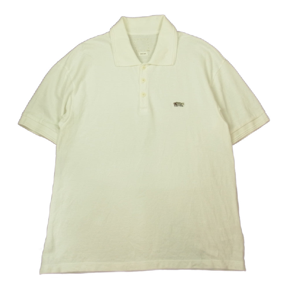 VISVIM ビズビム 21SS 012110510019 JUMBO WELLER S/S ジャンボ ウェラー 半袖 ポロシャツ ホワイト系 2【中古】