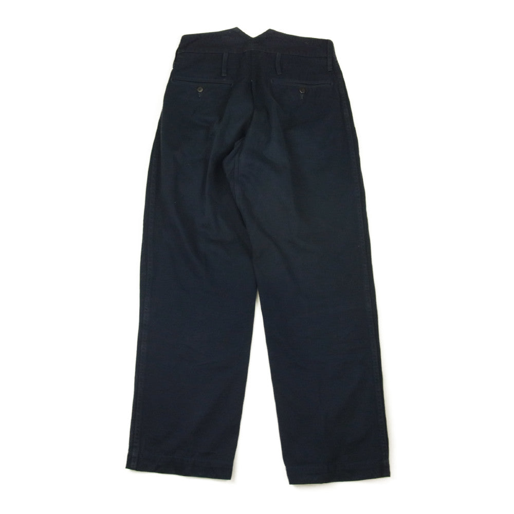 VISVIM ビズビム 17AW 0117205008003 HAKAMA PANTS GIZA CHINO ハカマ パンツ ギザ チノ ネイビー系 1【中古】
