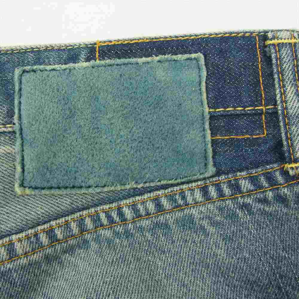 VISVIM ビズビム 18SS 0118105005029 SOCIAL SCULPTURE  10 DAMAGED 14 ダメージ デニム パンツ インディゴブルー系 36【中古】