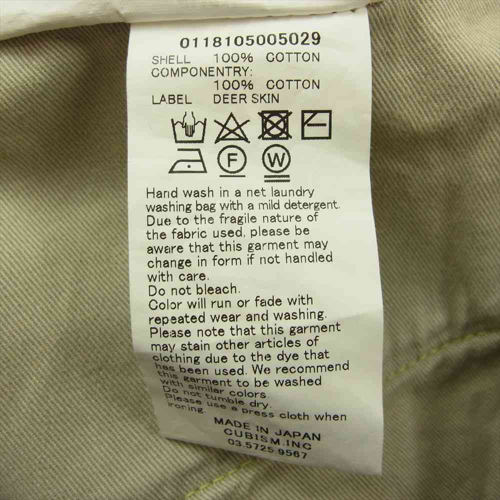 VISVIM ビズビム 18SS 0118105005029 SOCIAL SCULPTURE  10 DAMAGED 14 ダメージ デニム パンツ インディゴブルー系 36【中古】