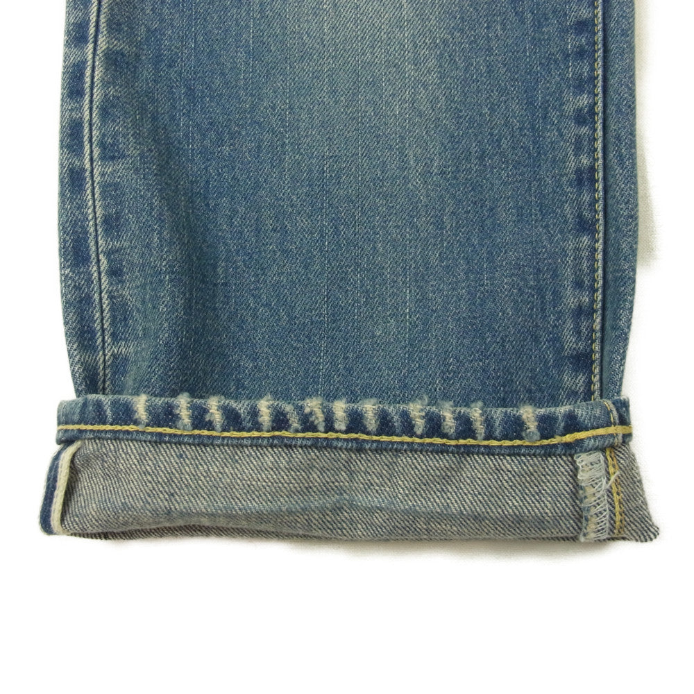 VISVIM ビズビム 18SS 0118105005029 SOCIAL SCULPTURE  10 DAMAGED 14 ダメージ デニム パンツ インディゴブルー系 36【中古】