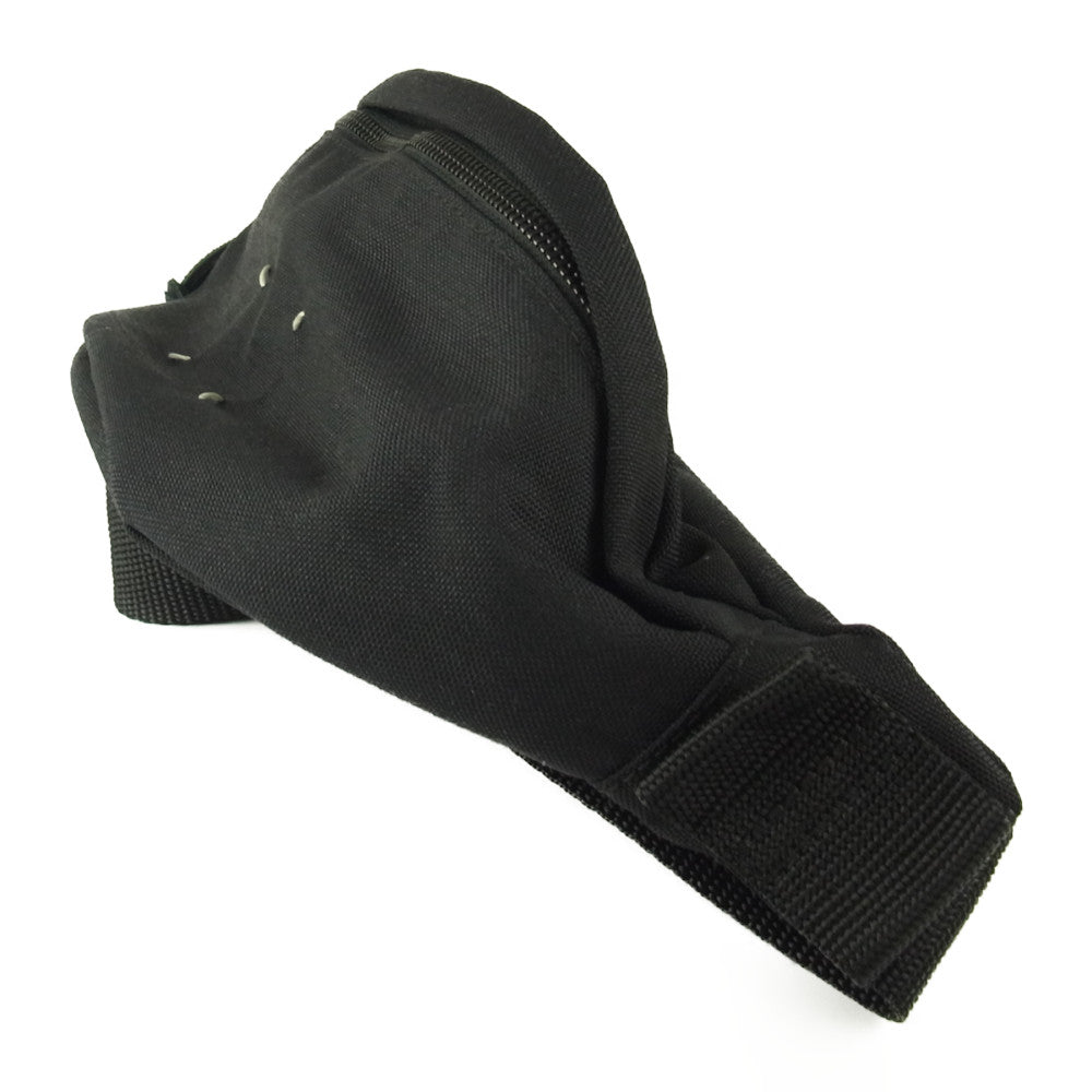MAISON MARGIELA メゾンマルジェラ Canvas Belt Bag 4ステッチ ベルトバッグ キャンバス バムバッグ ブラック系【美品】【中古】