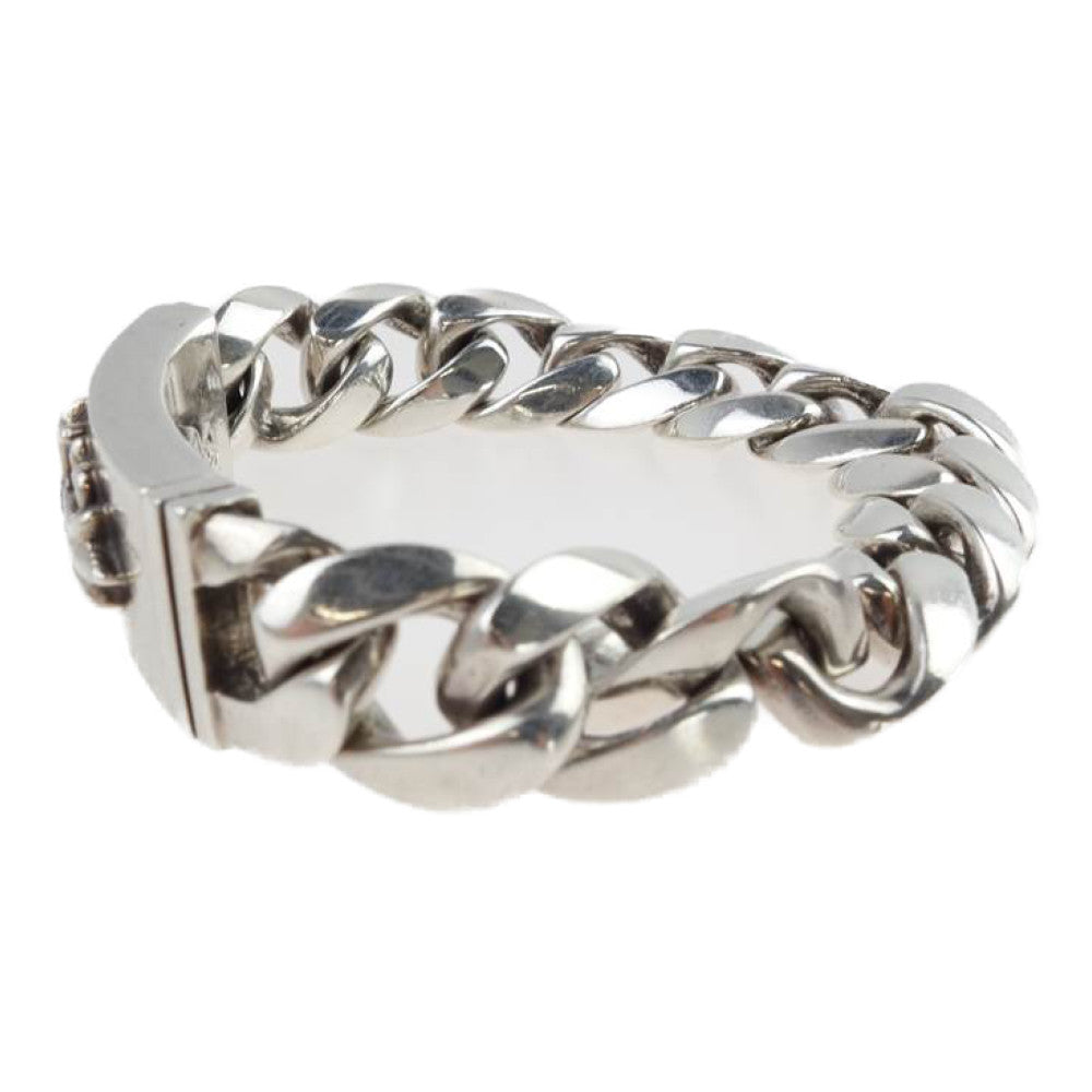CHROME HEARTS クロムハーツ（原本有） ID FLORAL CROSS フローラルID クラシックリンク 1ダイヤ 13LIMK ブレスレット シルバー系【中古】