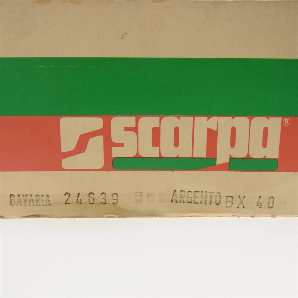 スカルパ 24639 GORE-TEX トレッキングシューズ マウンテンブーツ VIBRAMソール グレー系 40【中古】