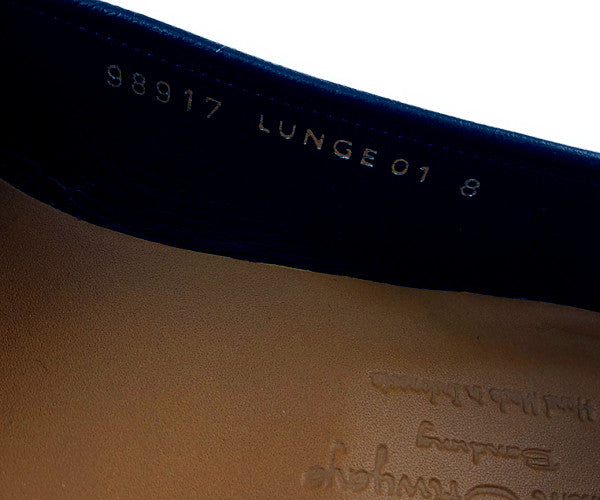 JALAN SRIWIJAYA ジャランスリウァヤ 98917 スエード タッセル ローファー 8 ネイビー系 8【極上美品】【中古】